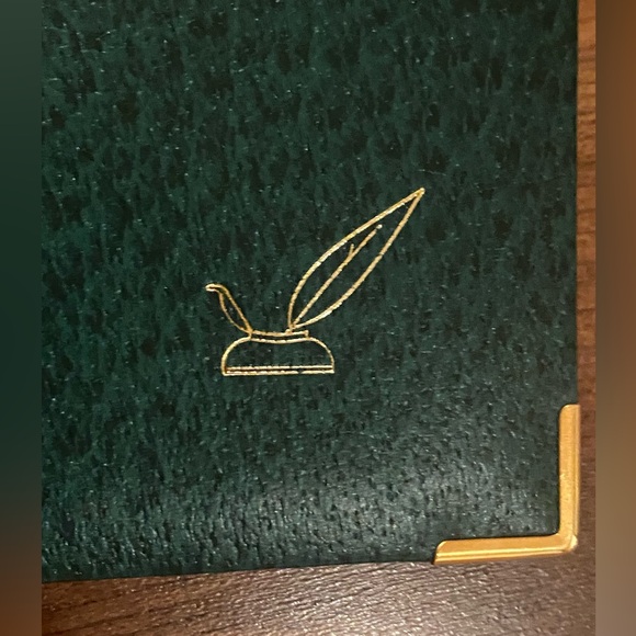 Journal notebook leather dark Green - Picture 6 of 7